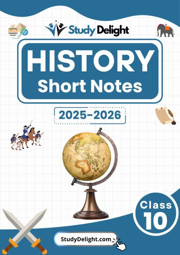 Class 10 History Short Notes 2025-2026 | Digital eBook (PDF)
