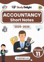Class 11 Accountancy Short Notes 2025-2026 | Digital eBook (PDF)
