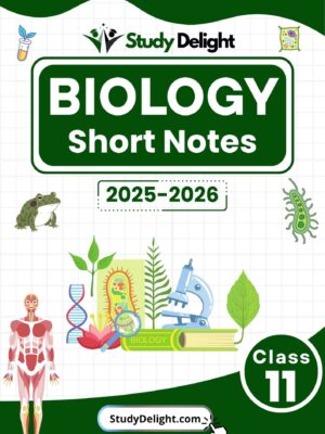 Class 11 Biology Formula Sheet 2025-2026 | Digital eBook (PDF)