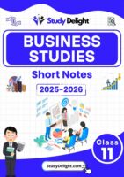 Class 11 Business Studies Short Notes 2025-2026 | Digital eBook (PDF)