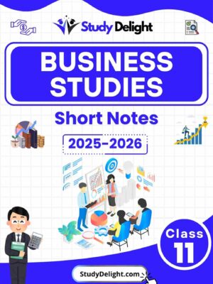 Class 11 Business Studies Short Notes 2025-2026 | Digital eBook (PDF)
