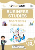 Class 12 Business Studies Short Notes 2025-2026 | Digital eBook (PDF)