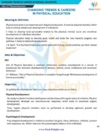 Class 11 Physical Education Short Notes 2025-2026 | Digital eBook (PDF)