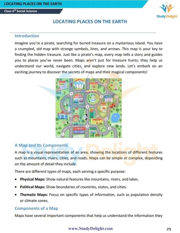 Class 6 Social Science Short Notes 2025-2026 | Digital eBook (PDF)