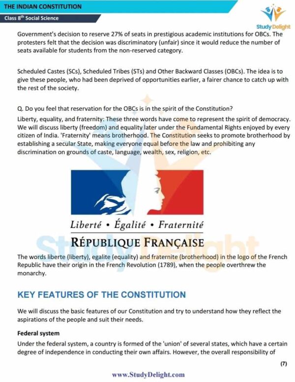 Class 8 Civics Short Notes 2025-2026 | Digital eBook (PDF)