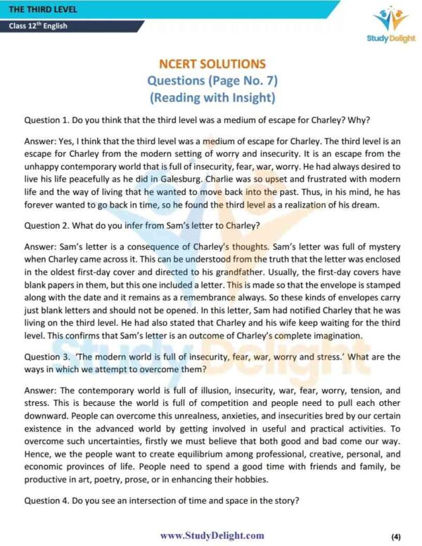 Class 12 English (Vistas) Short Notes 2025-2026 | Digital eBook (PDF)
