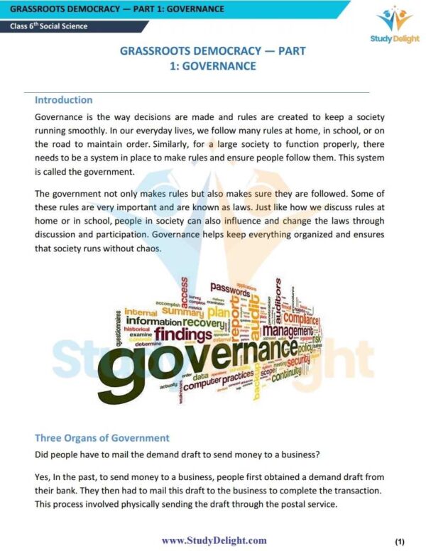 Class 6 Social Science Short Notes 2025-2026 | Digital eBook (PDF)