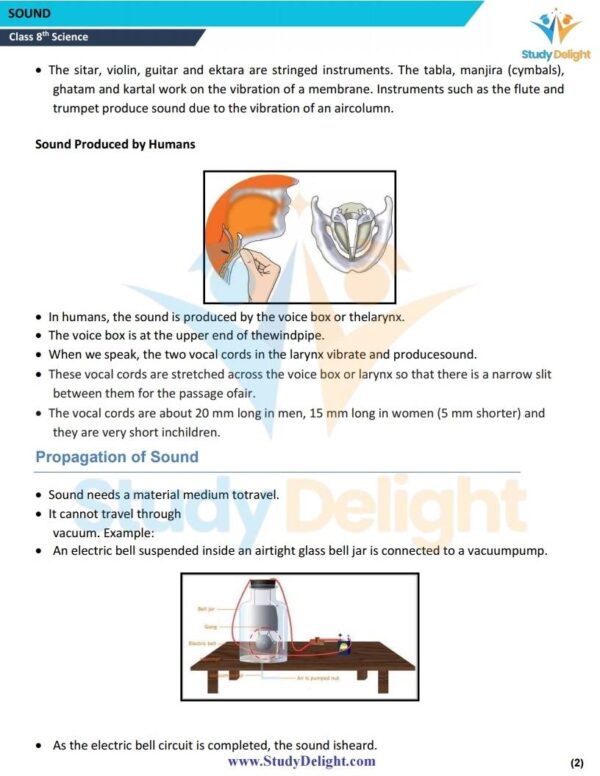 Class 8 Science Short Notes 2025-2026 | Digital eBook (PDF)