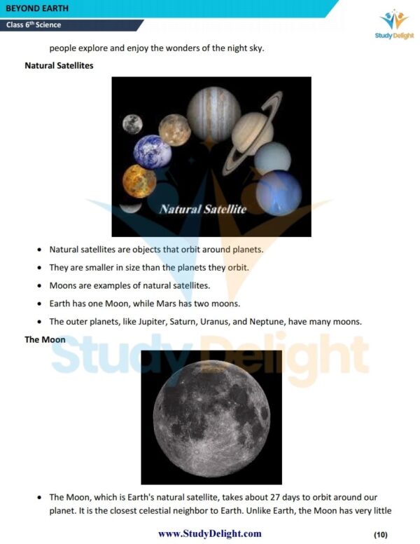Class 6 Science Short Notes 2025-2026 | Digital eBook (PDF)
