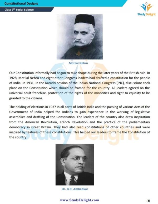 Class 9 Civics Short Notes 2025-2026 | Digital eBook (PDF)