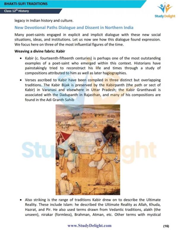 Class 12 History Short Notes 2025-2026 | Digital eBook (PDF)
