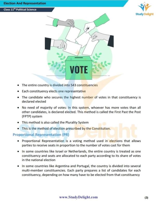 Class 11 Political Science: Political Theory Short Notes 2025-2026 | Digital eBook (PDF)
