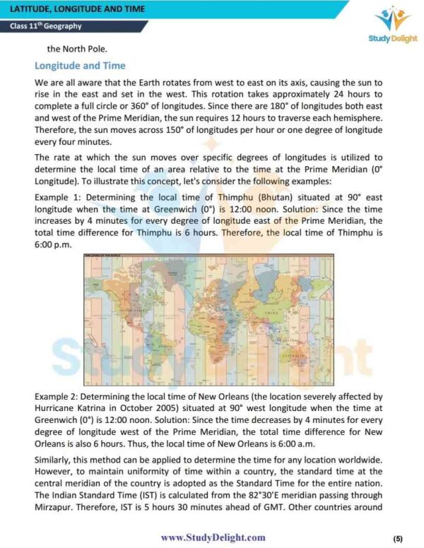 Class 11 Geography: Practical Work in Geography Short Notes 2025-2026 | Digital eBook (PDF)