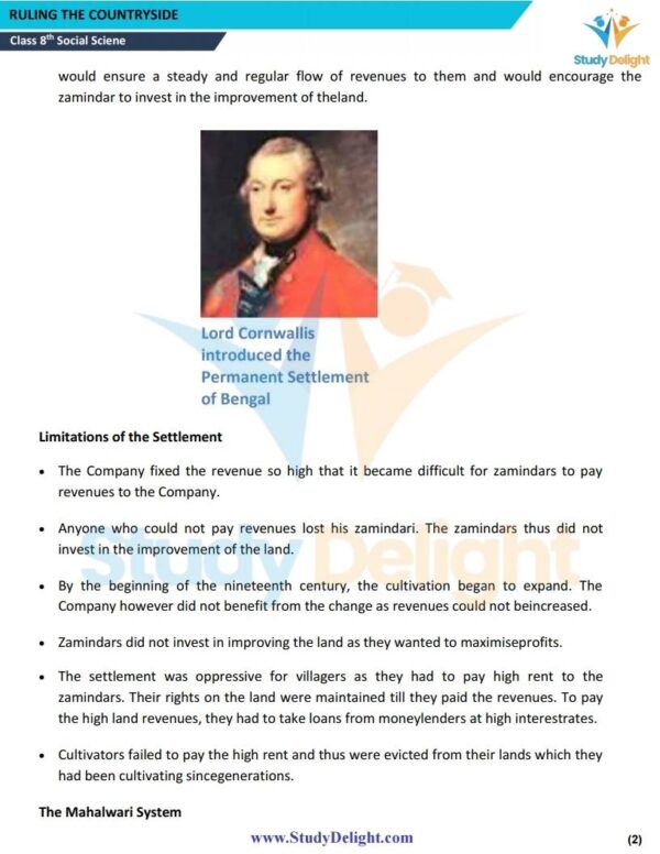 Class 8 History Short Notes 2025-2026 | Digital eBook (PDF)