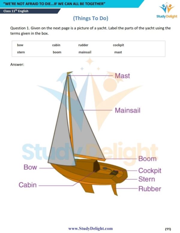 Class 11 English (Hornbill) Short Notes 2025-2026 | Digital eBook (PDF)