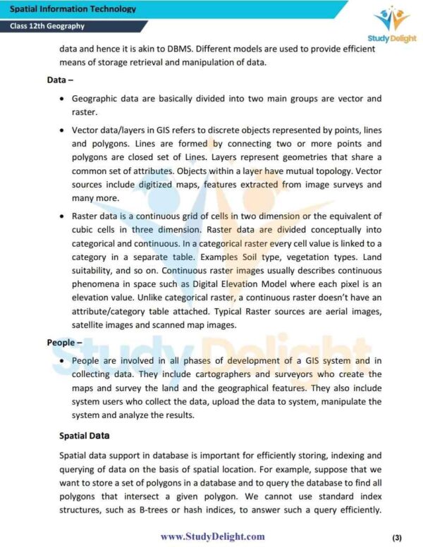 Class 12 Geography: Practical Work in Geography Short Notes 2025-2026 | Digital eBook (PDF)