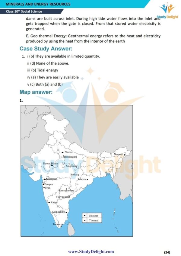 Class 10 Geography Short Notes 2025-2026 | Digital eBook (PDF)