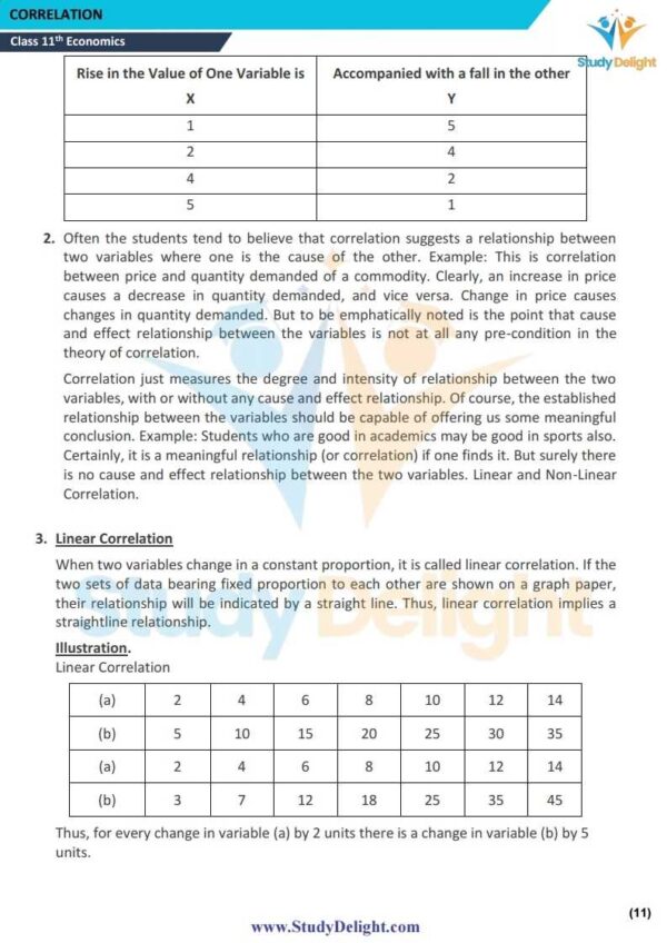 Class 11 Economics: Statistics for Economics Short Notes 2025-2026 | Digital eBook (PDF)