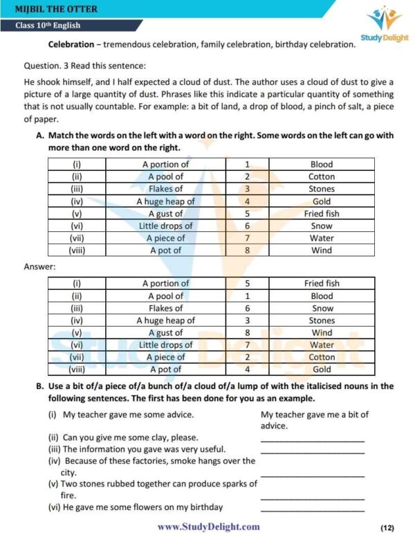 Class 10 English (First Flight) Short Notes 2025-2026 | Digital eBook (PDF)