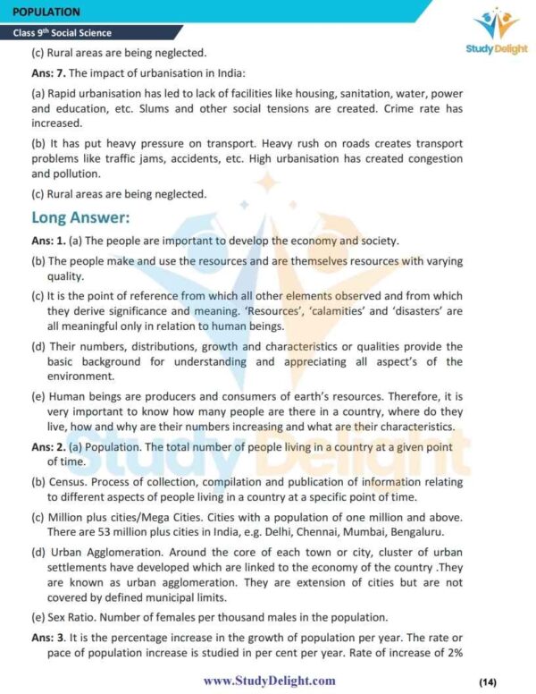 Class 9 Geography Short Notes 2025-2026 | Digital eBook (PDF)