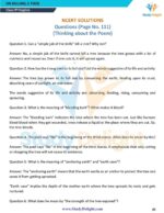 Class 9 English (Beehive) Short Notes 2025-2026 | Digital eBook (PDF)