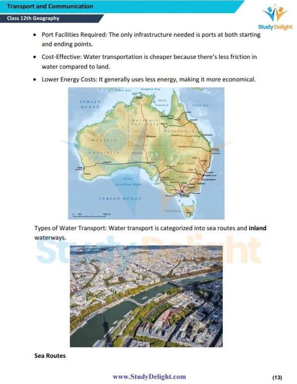 Class 12 Geography: Fundamentals of Human Geography Short Notes 2025-2026 | Digital eBook (PDF)