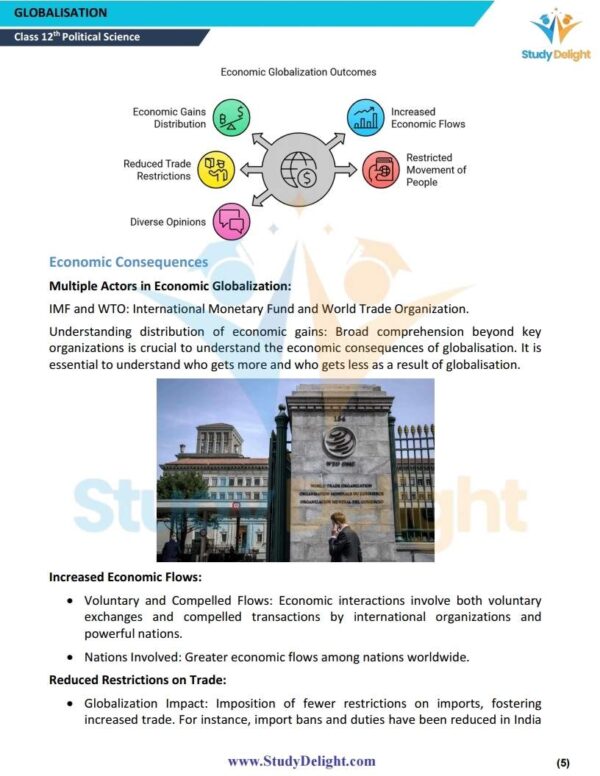 Class 12 Political Science: Contemporary World Politics Short Notes 2025-2026 | Digital eBook (PDF)