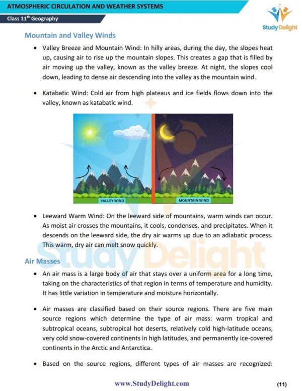 Class 11 Geography: Fundamentals of Physical Geography Short Notes 2025-2026 | Digital eBook (PDF)