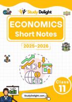 Class 11 Economics: Statistics for Economics Short Notes 2025-2026 | Digital eBook (PDF)