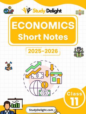 Class 11 Economics: Statistics for Economics Short Notes 2025-2026 | Digital eBook (PDF)