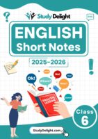 Class 6 English Short Notes 2025-2026 | Digital eBook (PDF)