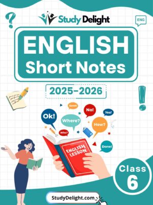 Class 6 English Short Notes 2025-2026 | Digital eBook (PDF)