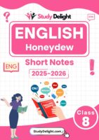 Class 8 English Short Notes 2025-2026 | Digital eBook (PDF)