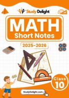 Class 10 Math Short Notes 2025-2026 | Digital eBook (PDF)