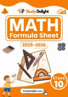 Class 10 Math Formula Sheet 2025-2026 | Digital eBook (PDF)