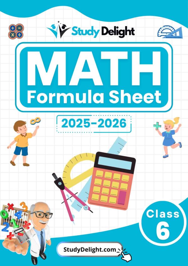 Class 6 Math Short Notes 2025-2026 | Digital eBook (PDF)