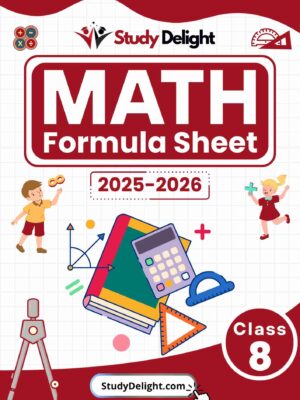 Class 8 Math Short Notes 2025-2026 | Digital eBook (PDF)