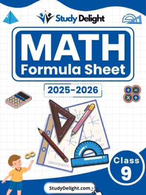Class 9 Math Formula Sheet 2025-2026 | Digital eBook (PDF)