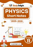 Class 11 Physics Short Notes 2025-2026 | Digital eBook (PDF)