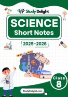 Class 8 Science Short Notes 2025-2026 | Digital eBook (PDF)