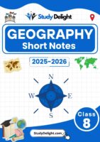 Class 8 Geography Short Notes 2025-2026 | Digital eBook (PDF)