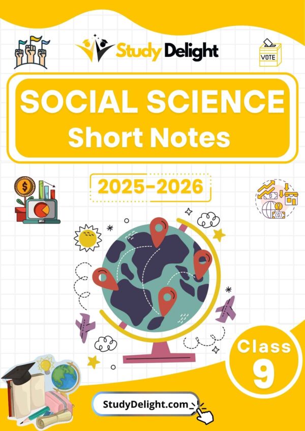 Class 9 Social Science Formula Sheet 2025-2026 | Digital eBook (PDF)