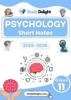 Class 11 Psychology Short Notes 2025-2026 | Digital eBook (PDF)
